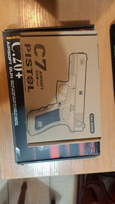 Детский игрушечный пистолет  Глок (Glock) C7