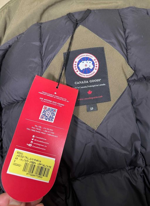 Ново Canada Goose дамска парка яке Размер С