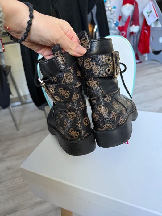 Боти Guess ест.кожа черни