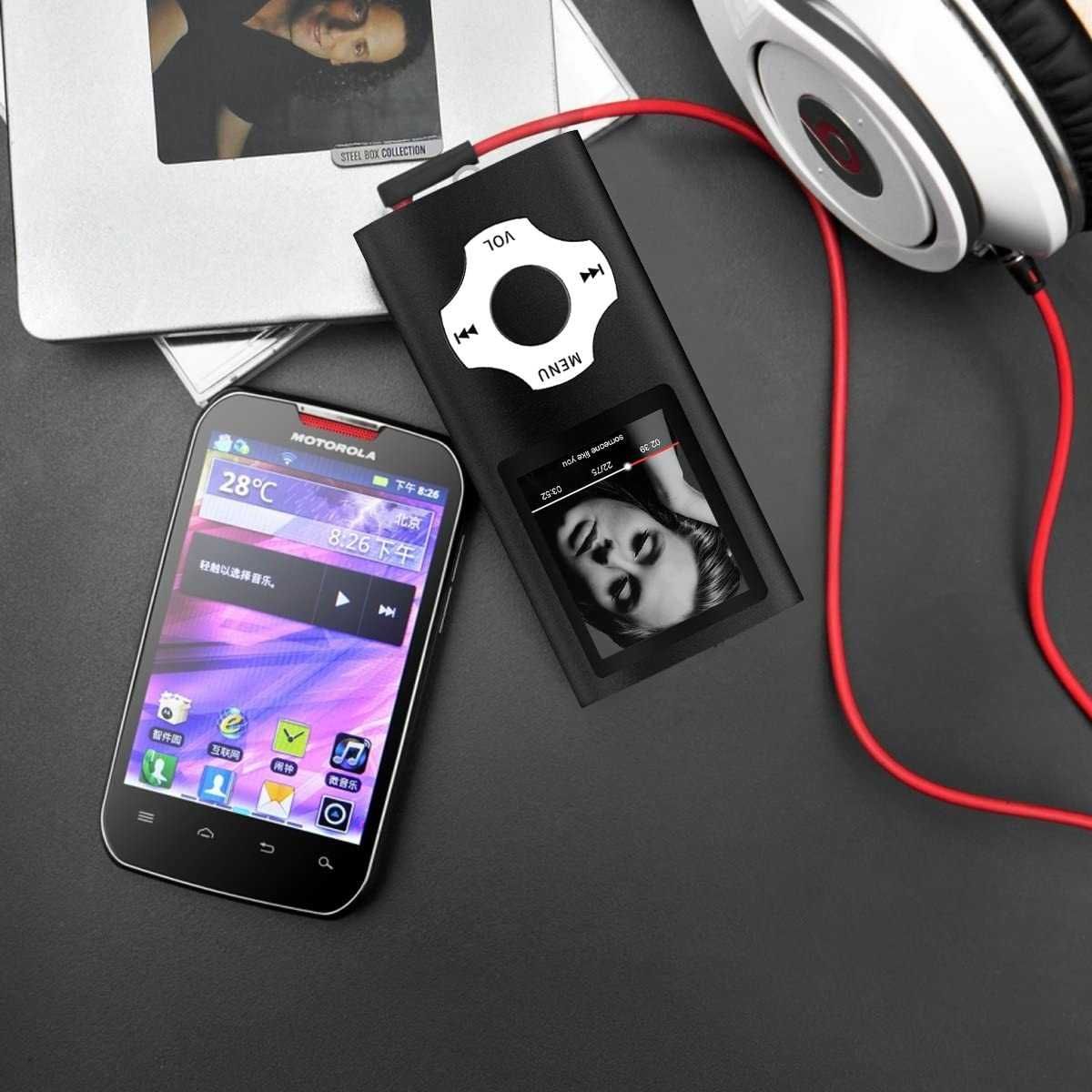 MP3/MP4 Player 64GB cu ecran LCD de 1,8 inch si suport  maxim  128GB