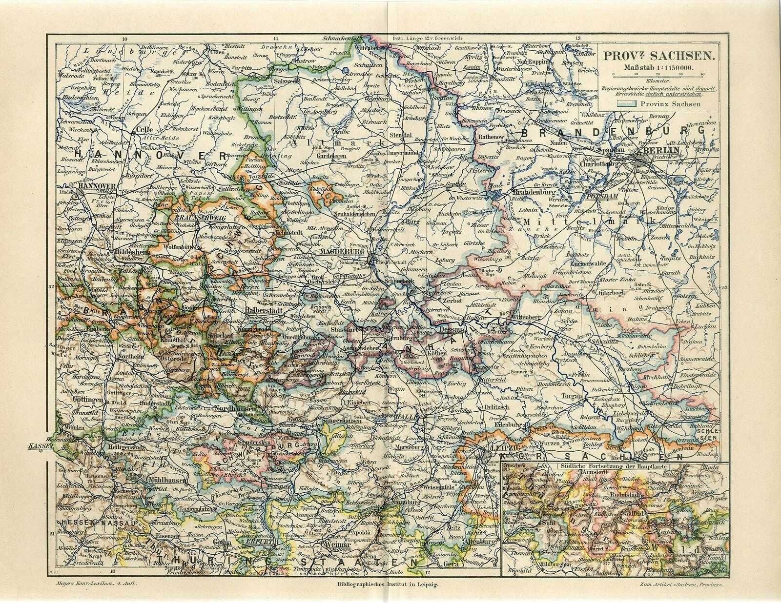 Hărți vechi (litografii)