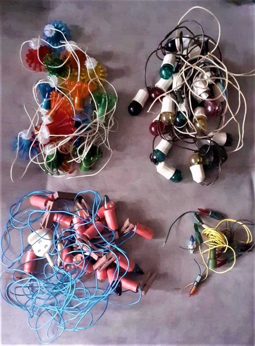 Продам советскую гирлянду, не рабочая.