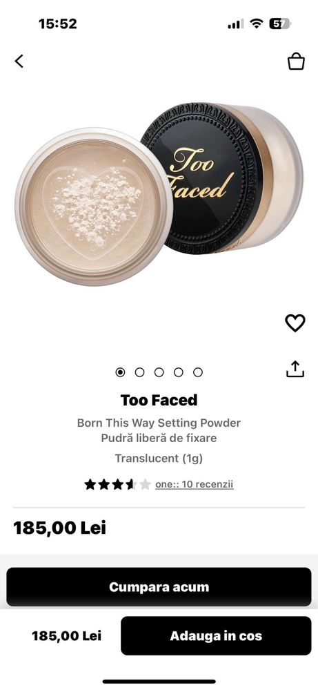 Pudra Too Faced
