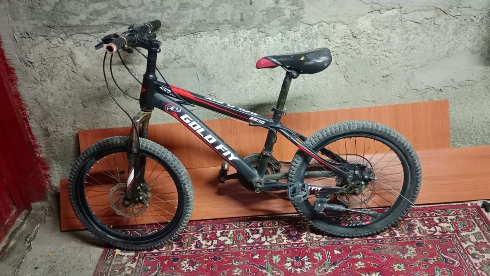 детский подростковый велосипед Gold fly срочно недорого