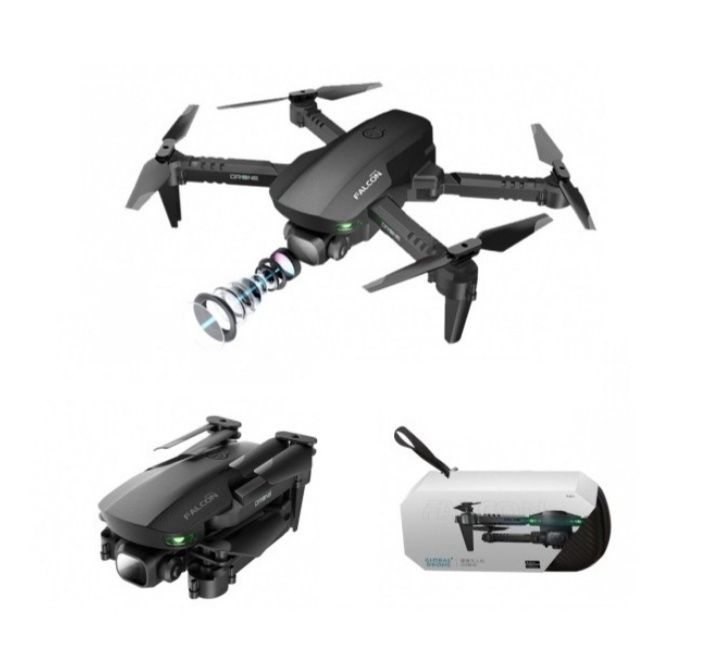 Drona Falcon Global Drone telecomanda buton intoarcere acasa si camera