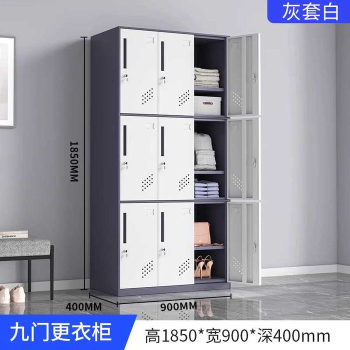 Шкафы для одежды/ секционный шкаф для спортзала/ полностью из металла