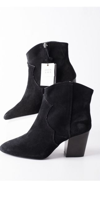 Боти Zara от естествен велур-номер 40