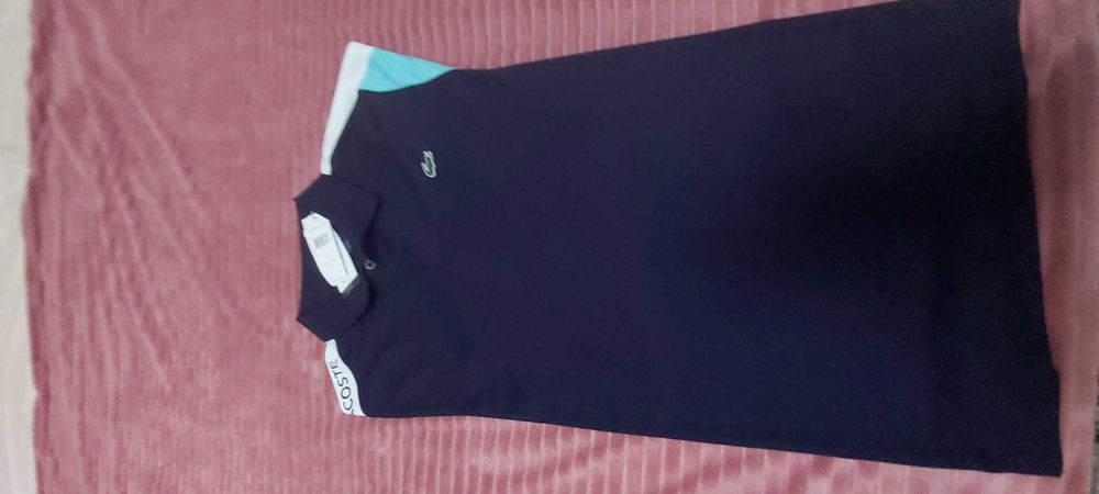 Tricou polo Lacoste  Bleumarin/Turcoaz