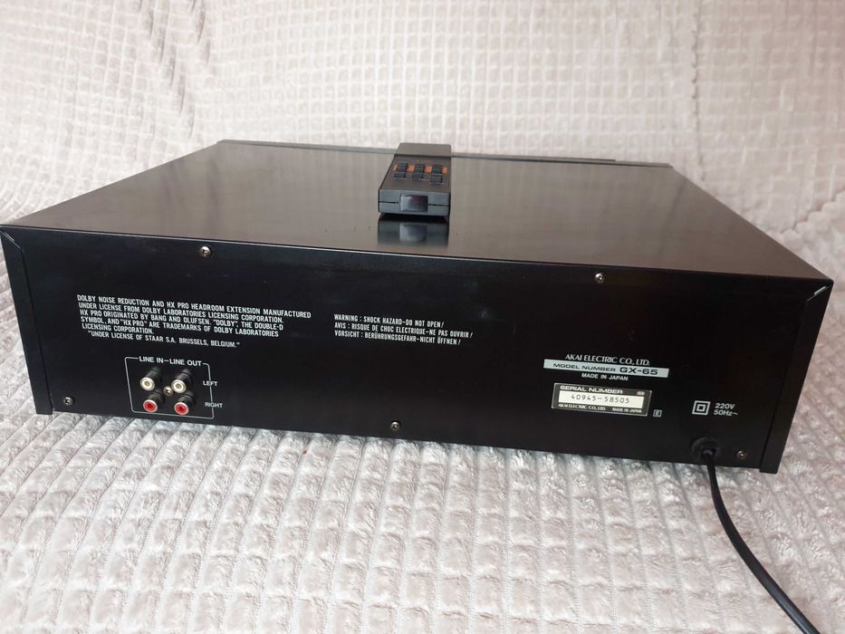 Deck Akai GX-65 cu telecomandă