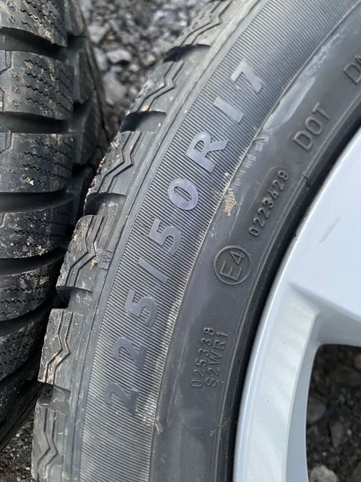 Jante aliaj 5x120 bmw seria 3 seria 5 cu anvelope iarna 225 50 17