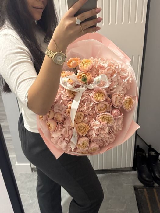 Цветы только что получила