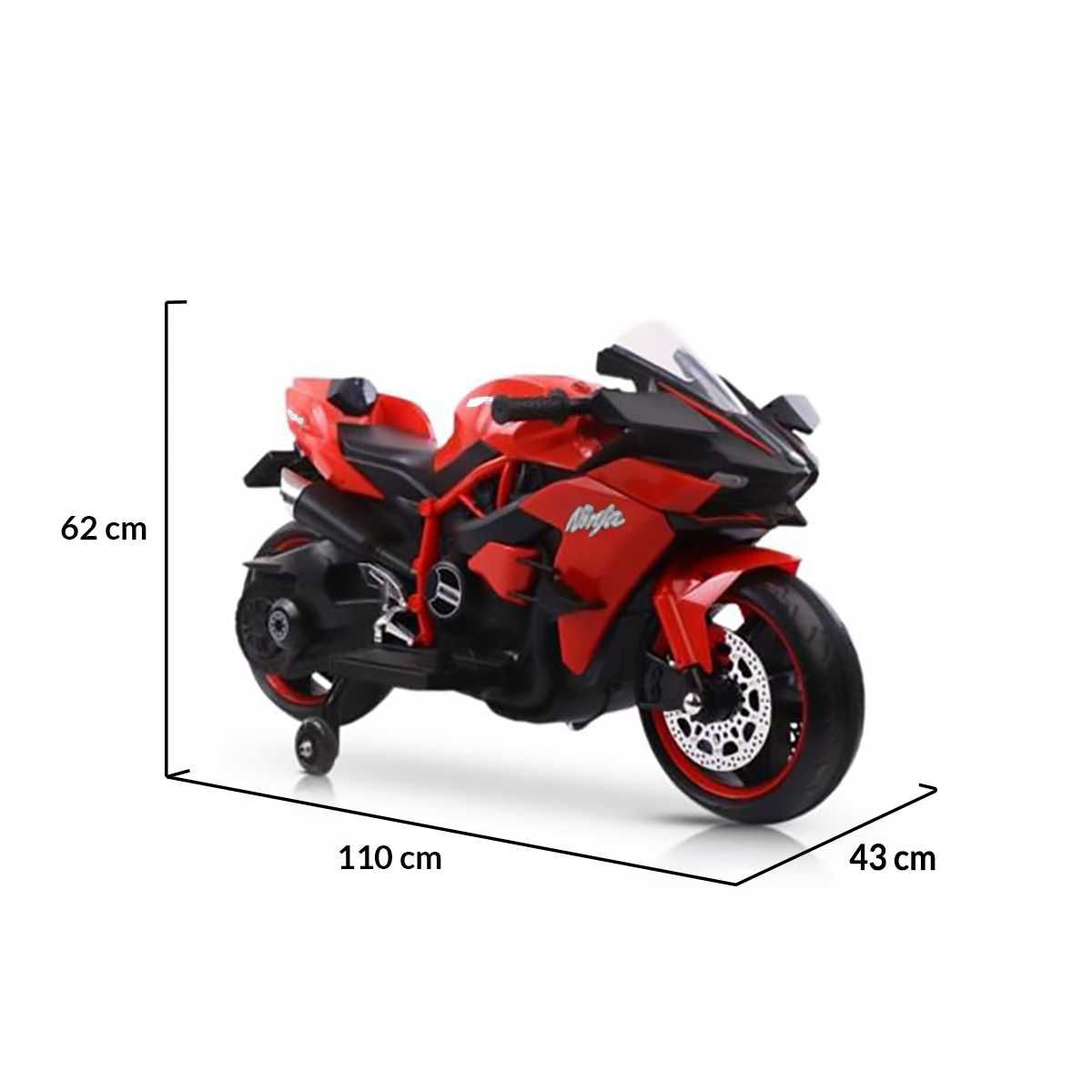 ТОП ЦЕНА!НОВО!Акумулаторен мотор Ninja Duo RED с 12V батерия,USB,LED