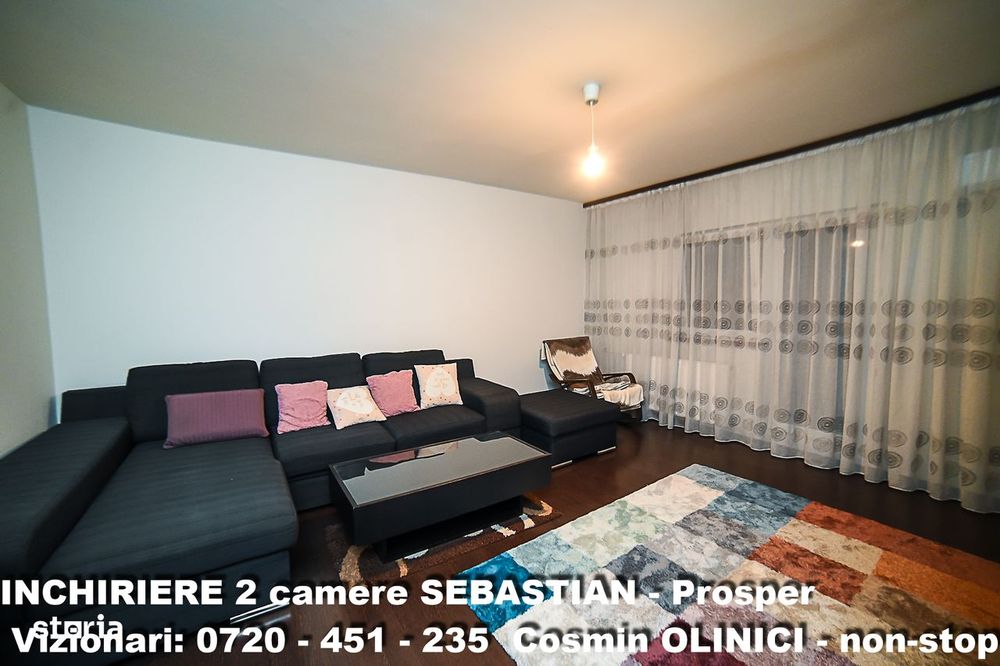 Inchirere 2 camere Sebastian, Prosper, loc de parcare