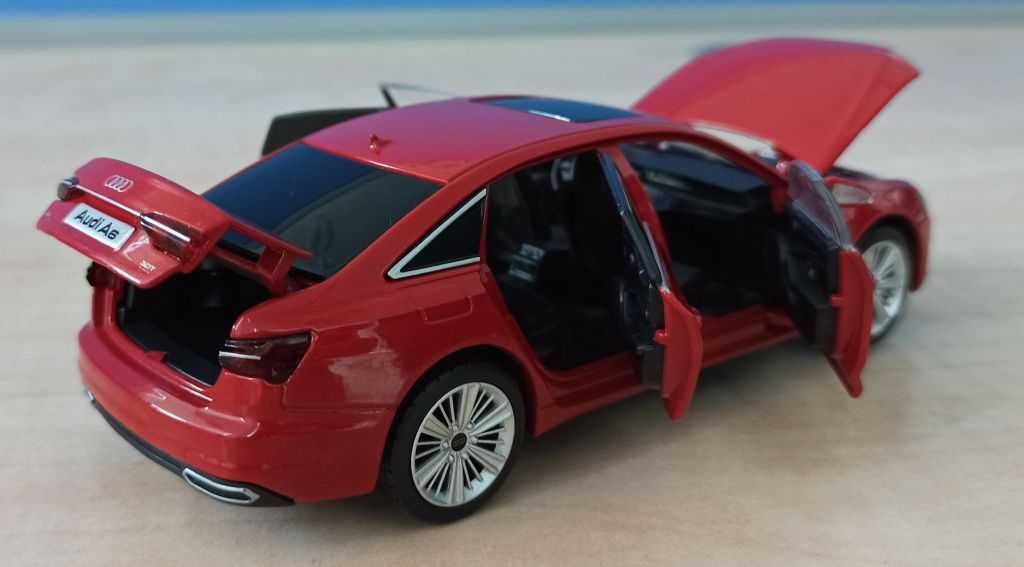 Macheta Audi A6 C8 (Typ 4K) 2018 rosu - Tayumo 1/32