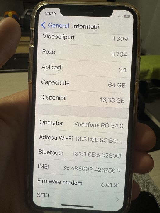 Iphone X 64 gb stare buna