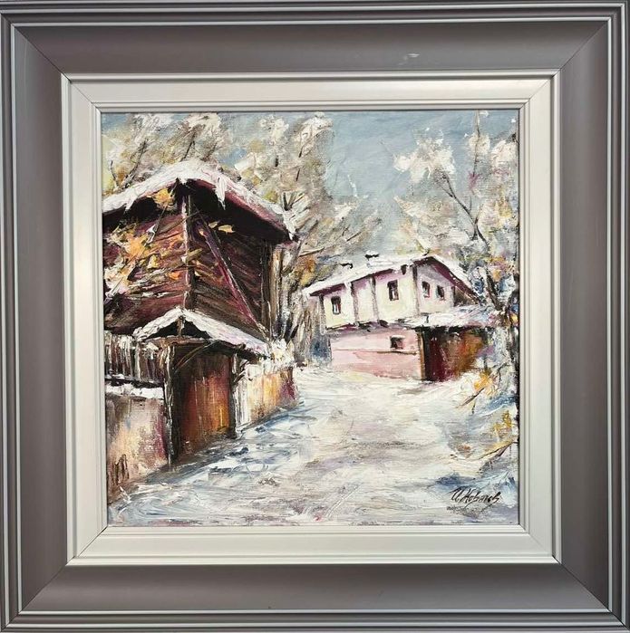 Картина “Зима в Боженци”