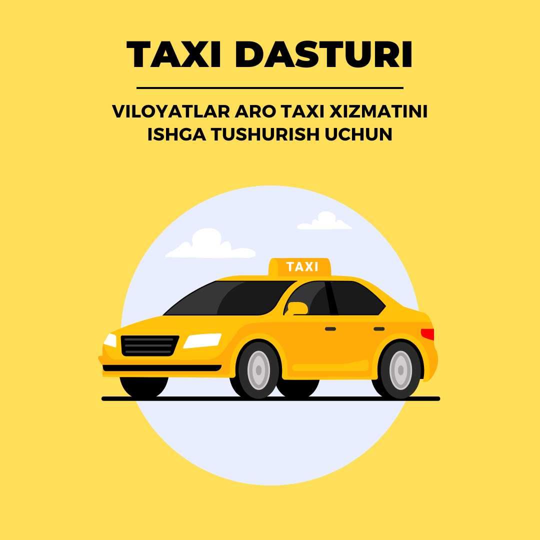 Taxi Programma, Taxi dastur, Viloyatlar aro taksi dasturi sotiladi
