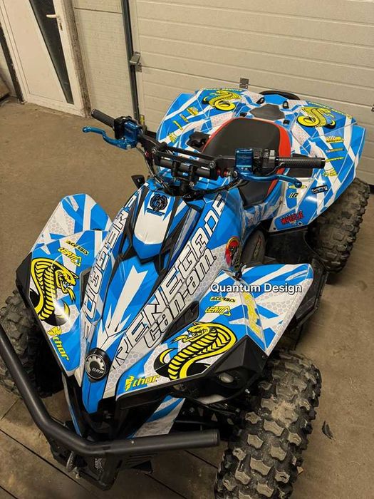 Autcocolant sticker atv can am renegade. Grafica colant kit  atv