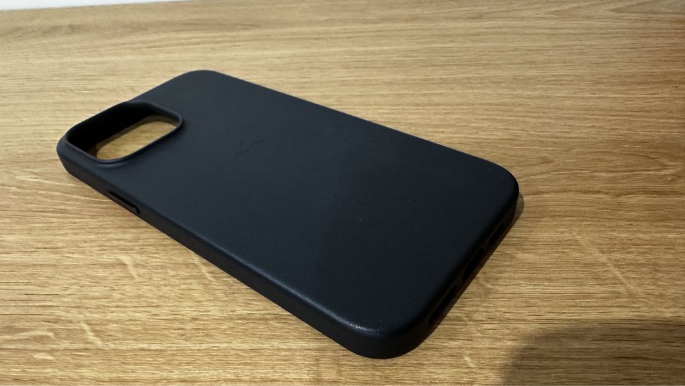 Кожен гръб кейс iPhone 14 Pro max leather case  MagSafe