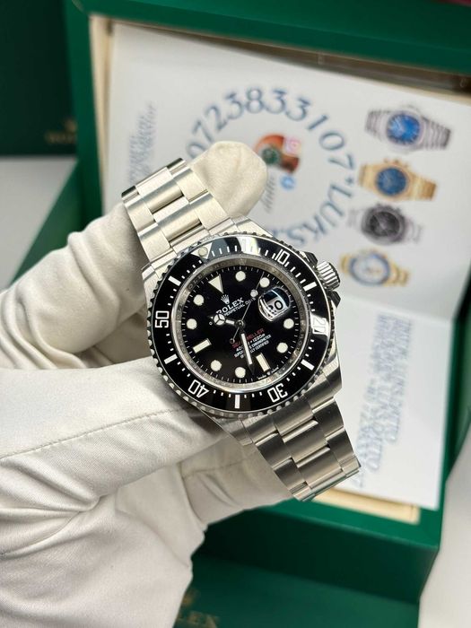 Sea-Dweller Rolex 43 MM Full Silver Black Dial