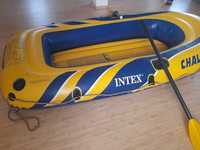 Barca gonflabila Intex Challenger 2 pentru 2 persoane, vasle  incluse
