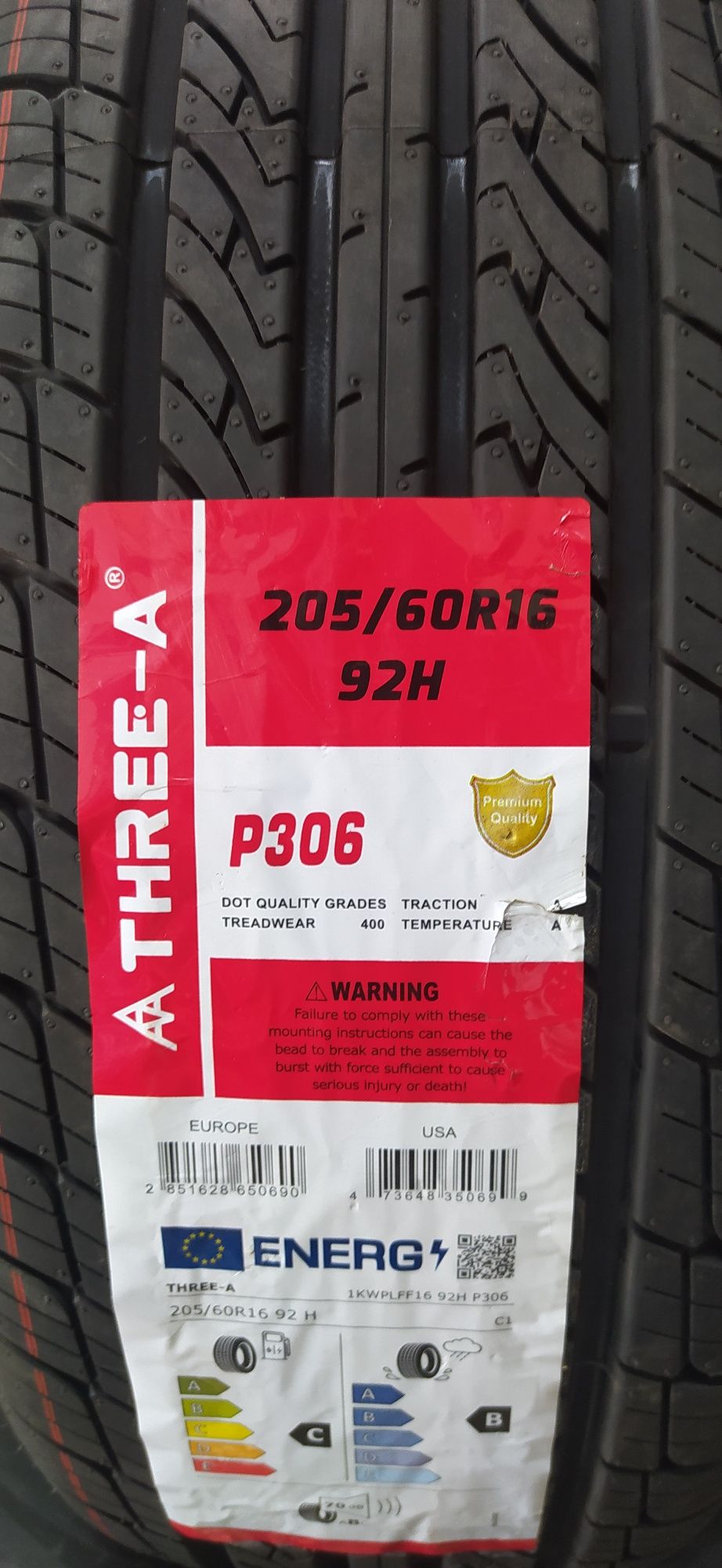 Three-A 205/60R16 P306 92H
