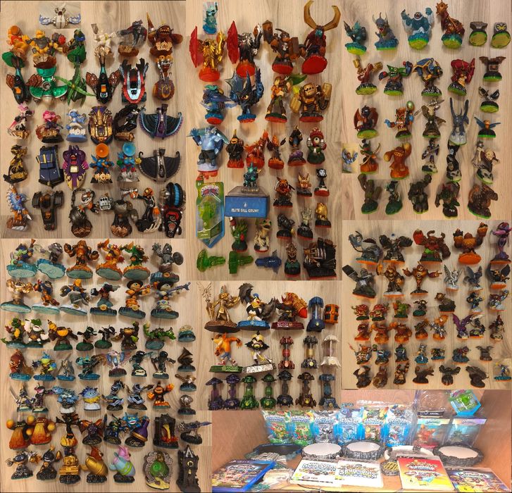 Skylanders la bucata,lot sau schimb, 180 figurine, portale, jocuri