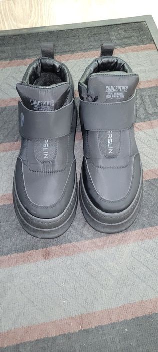 Мужская зимняя обувь Термо - 40, застежка на липучке