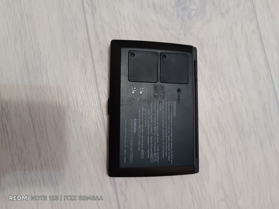 Casio. Банк данных