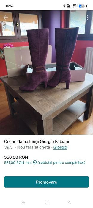 Cizme iarna elegante Giorgio Fabiani noi