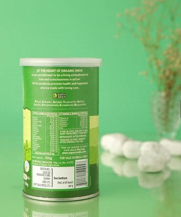 ORGANIC INDIA Moringa - Essential Nutrition Органический порошок