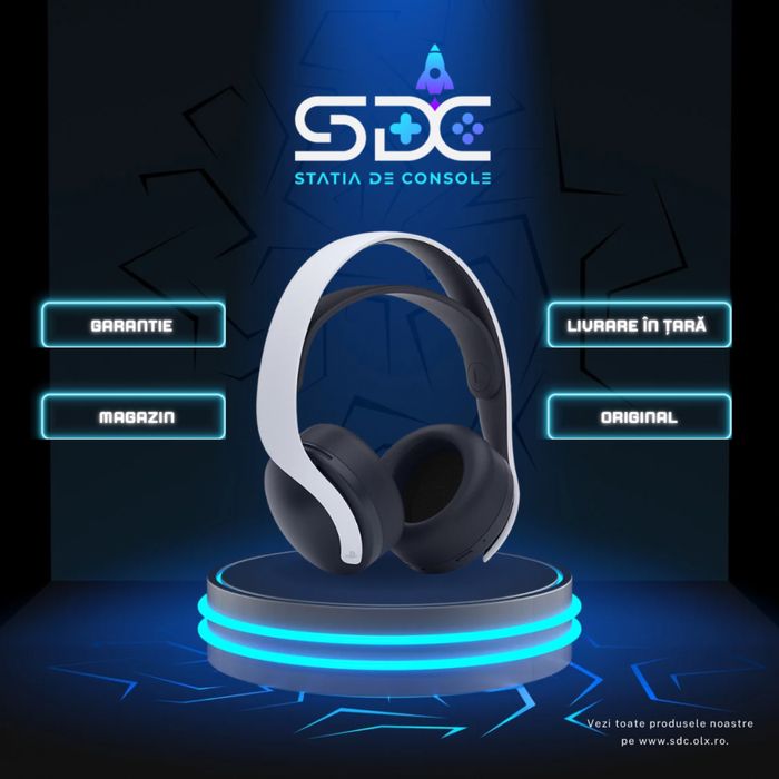 Casti PULSE 3D Sony Playstation 5 PS5/PC