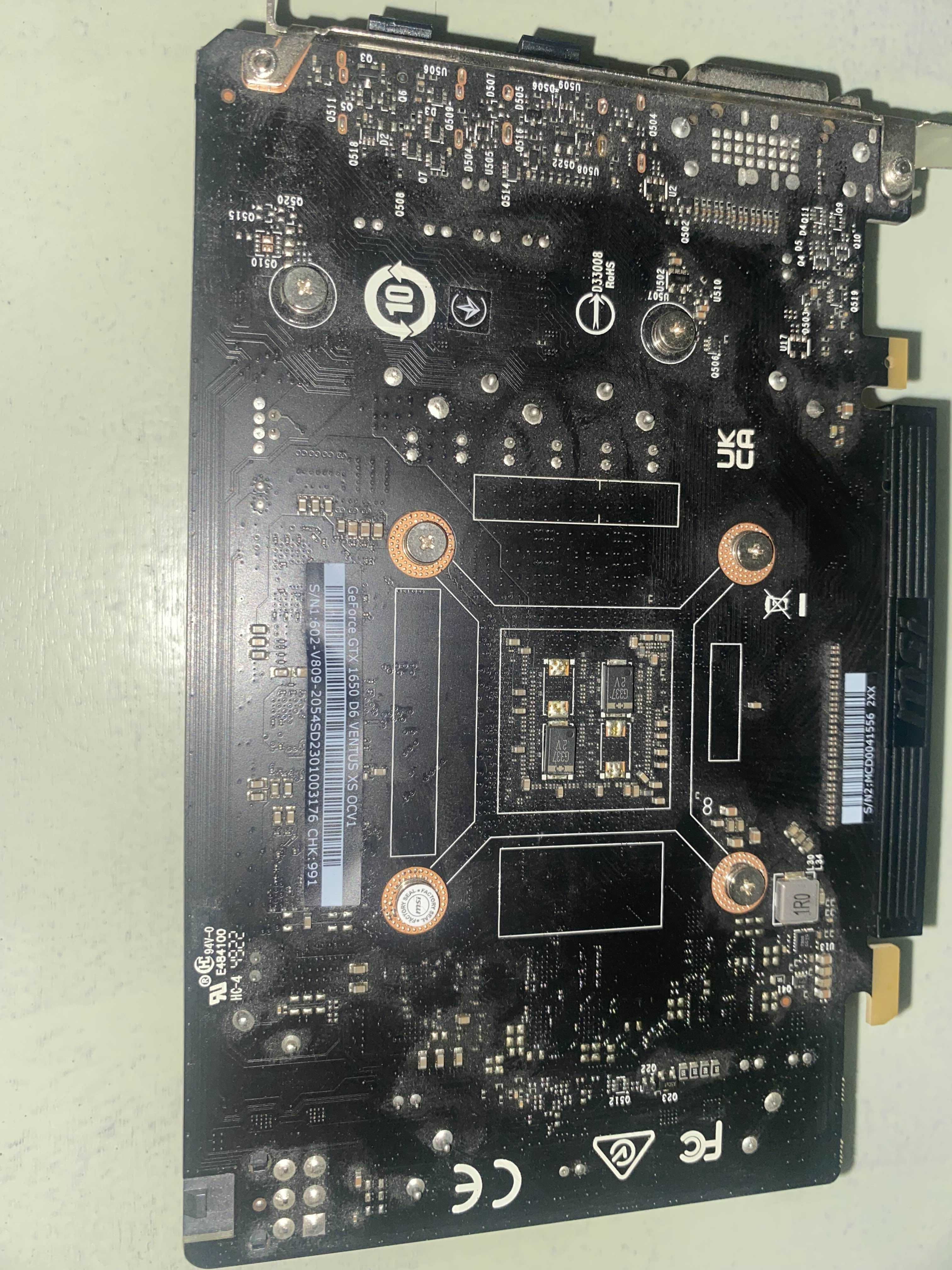 MSI GeForce GTX 1650 Ventus XS 4GB (OCV1 EDITION)