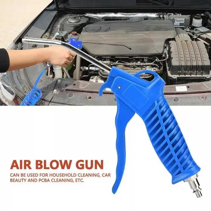Pistol de Suflat Aer pentru Curatare, Furtun 5m