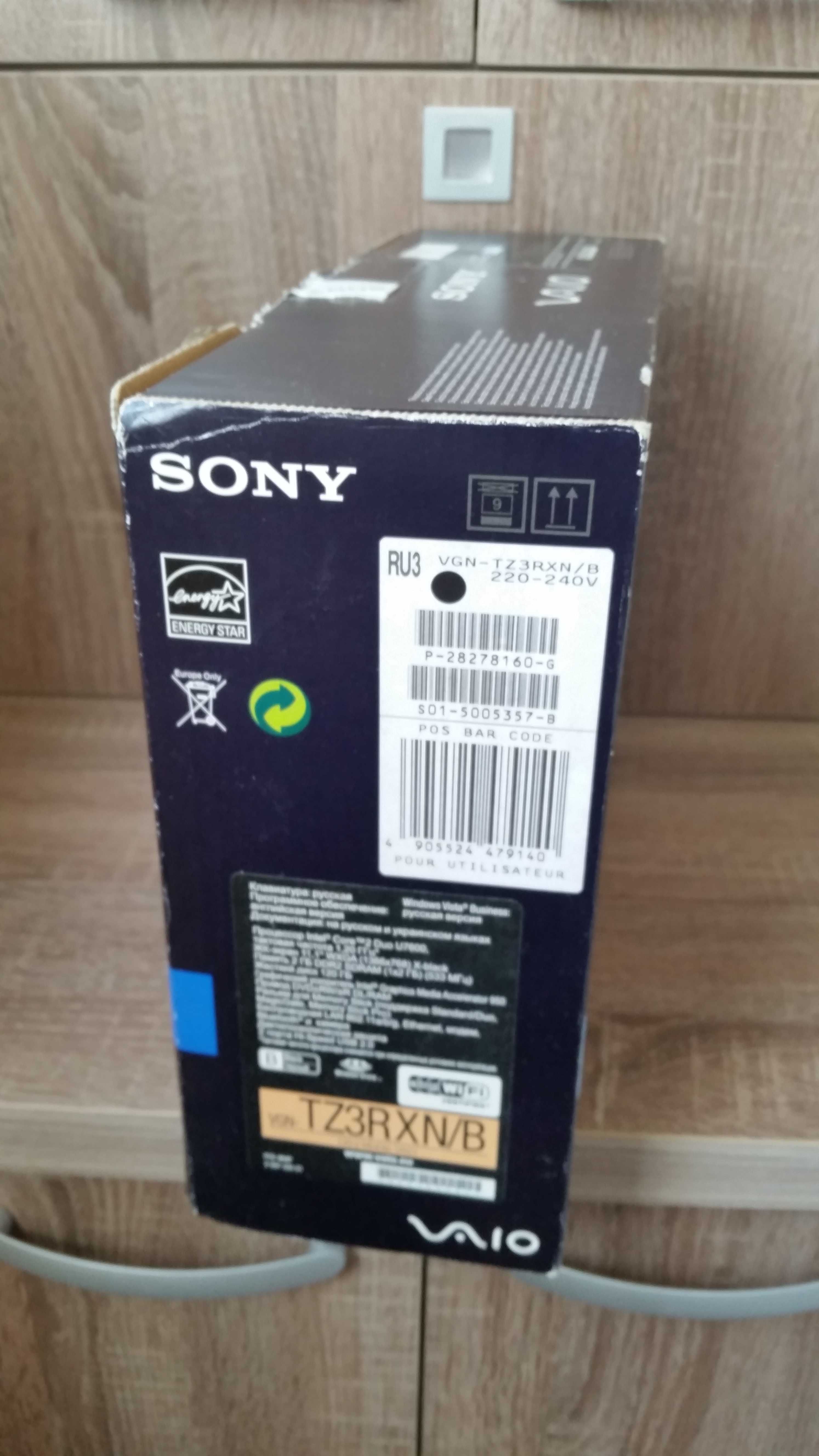 ноутбук Sony Vaio VGN-TZ3RXN/B + мышка