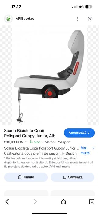 Vand Scaun Bicicleta