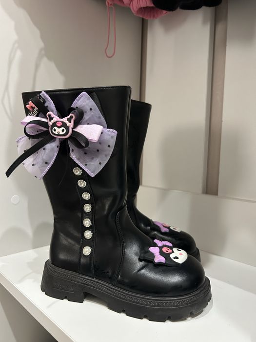 Осенний сапоги детский для девочек