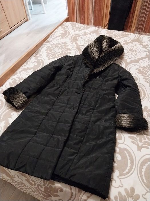 Стеганное польто