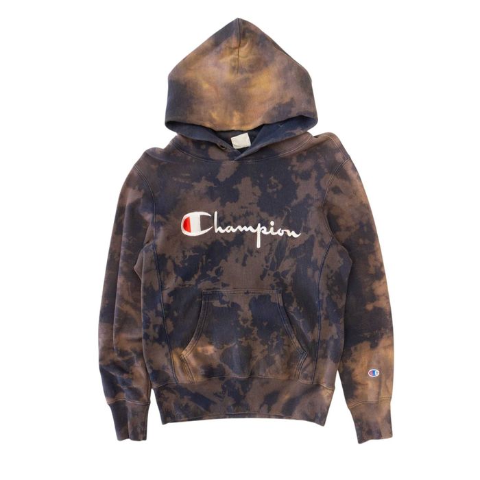 Champion Custom Bleached преработен дамски суичър - M