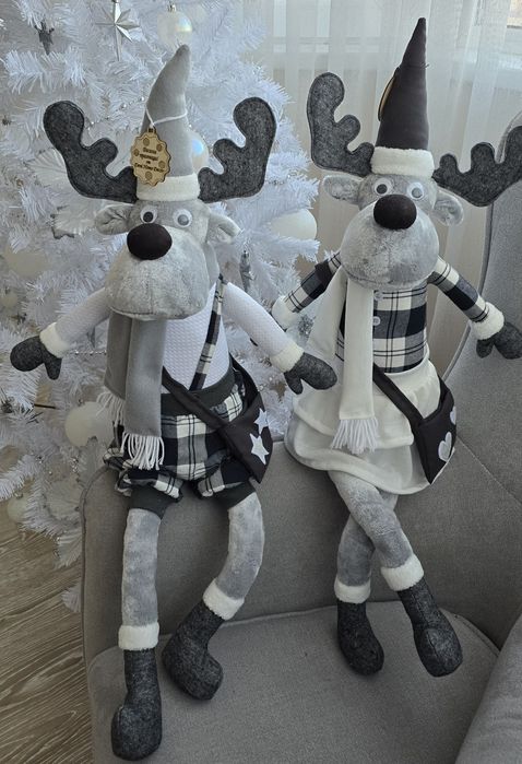 Коледни елени -изцяло ръчна изработка!