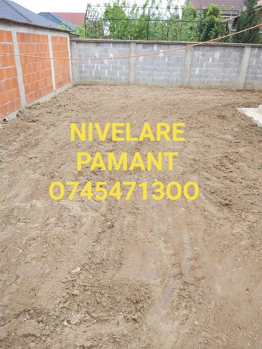 Nisip, piatra pamant negru, moloz pamant gazon