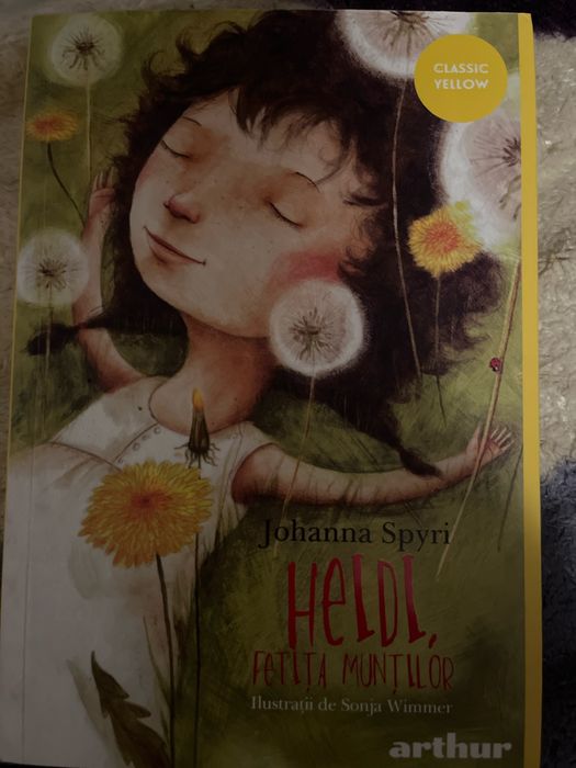 Carte , heidi fetita muntilor, editura arthur