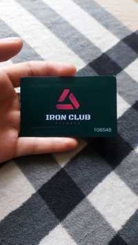 Продам абонемент в Iron Club