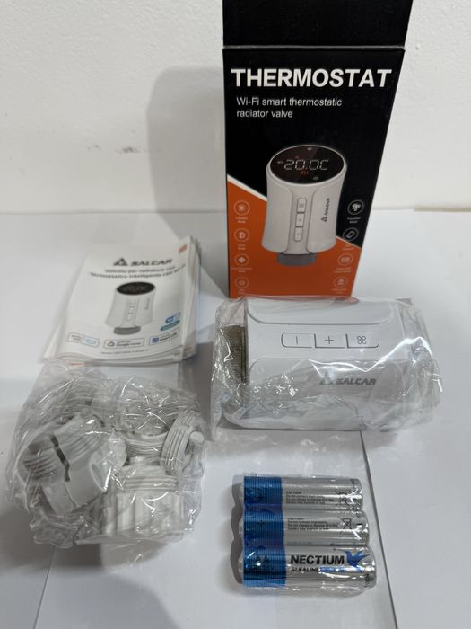 Termostat radiator calorifer încălzire Smart WiFi Alexa Google Tuya