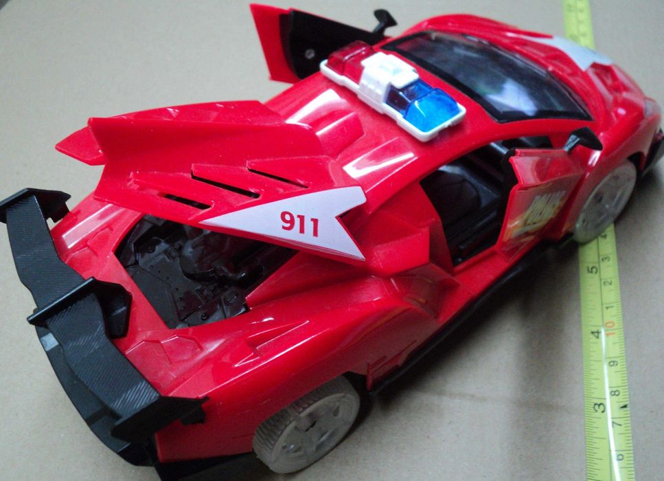 Jucarie VINTAGE masinuta de politie 911 electrica