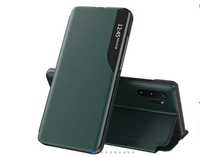 Husa Samsung Note 10Plus Smart Flip Cover Piele Dark Green