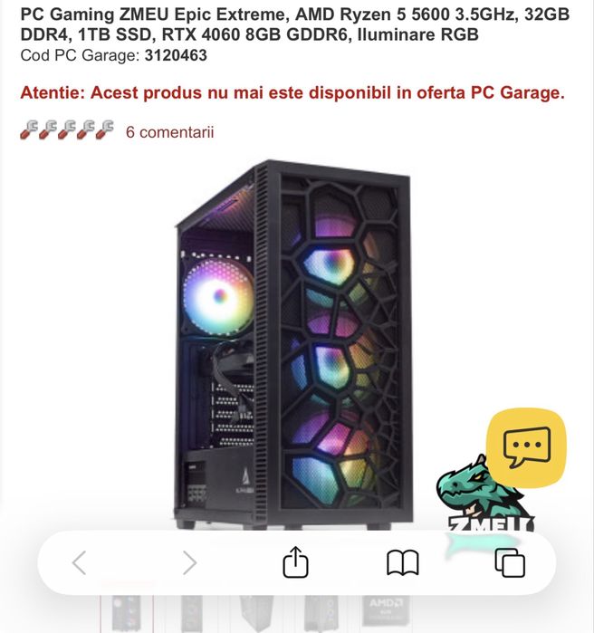 PC Gaming Zmeu Epic Extreme