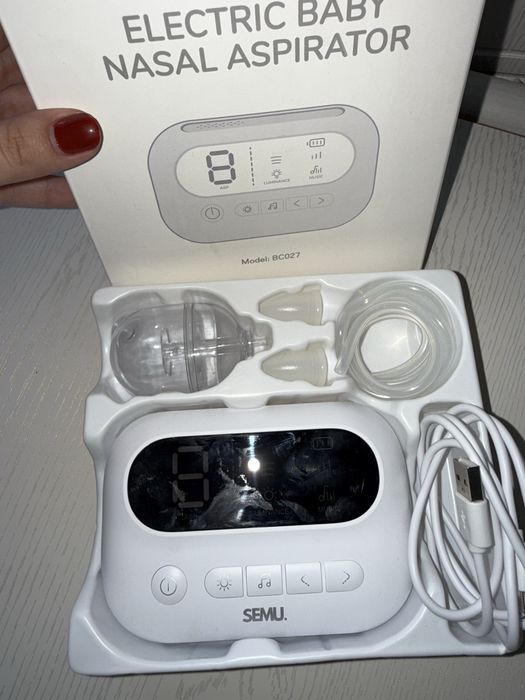 Электронный аспиратор SEMU M30 Удобный компактный, можно детям с 0 мес