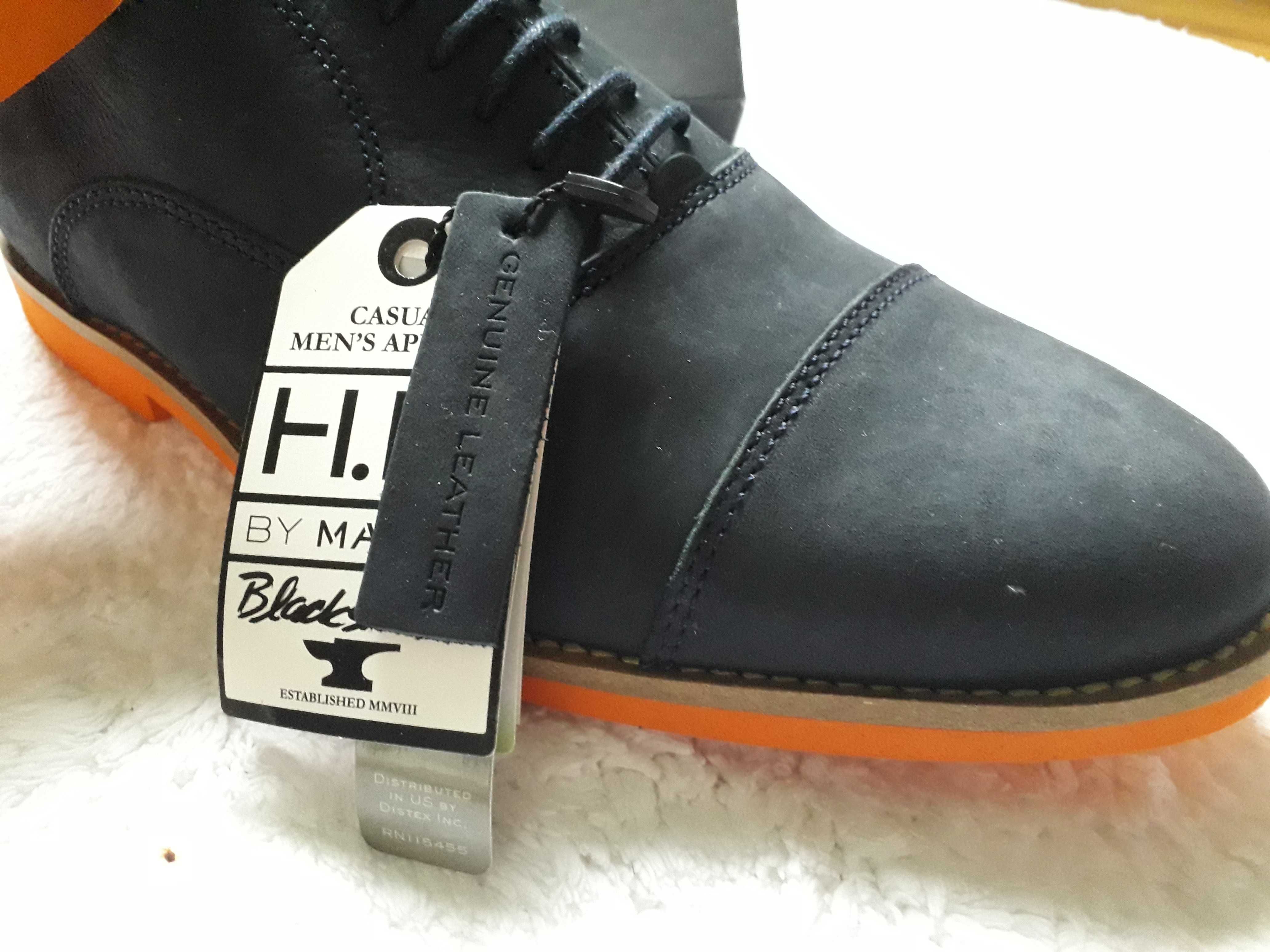 Pantofi noi MANGO, casual barbati piele naturala, 41