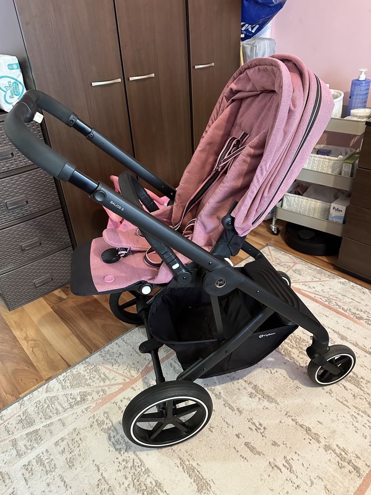Cybex Balios S Lux Magnolia Pink+зимен чувал
